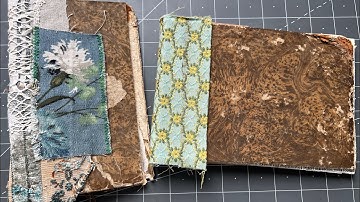 #roxysweeklychallenge 2023 | WEEK 20 | TUTORIAL notebooks from cut up book covers PART 1