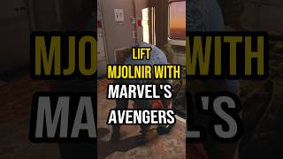What happens if we try to lift Mjolnir with the characters from Marvel's Avengers? #avengers #thor