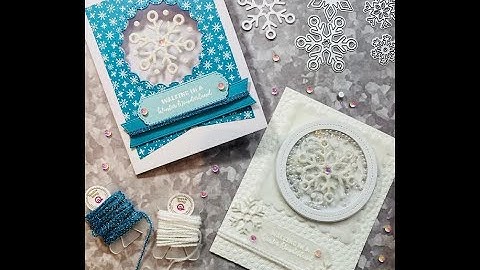 Snowflake Cards FBLive