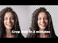 Crop Hair in Two Minutes in Photoshop Elements 2021 Using Select Subject and Refine Edge