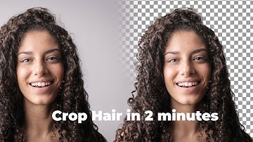 Crop Hair in Two Minutes in Photoshop Elements 2021 Using Select Subject and Refine Edge