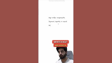React interview question.