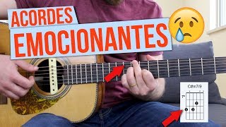 Video thumbnail of "5 sequencias de acordes EMOCIONANTES no violão"