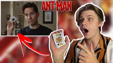 How To Do ALL The MAGIC TRICKS From ANT MAN & THE WASP!! // Easy Card Trick Tutorial