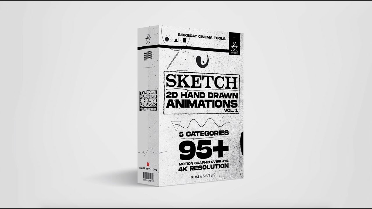 SKETCH Vol. 1: 2D Hand Drawn Animations Pack (4K) | Overview Video - YouTube