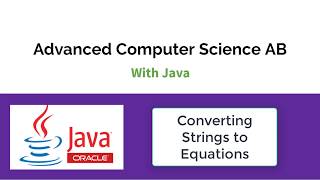CSAB: How to Convert a String to an Equation in Java