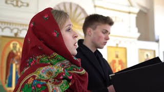 Kyrie eleison. Ukrainian monody, XV c. A. Špicberga, A. Ķelle. Orthodox churches in Latvia. Latgale