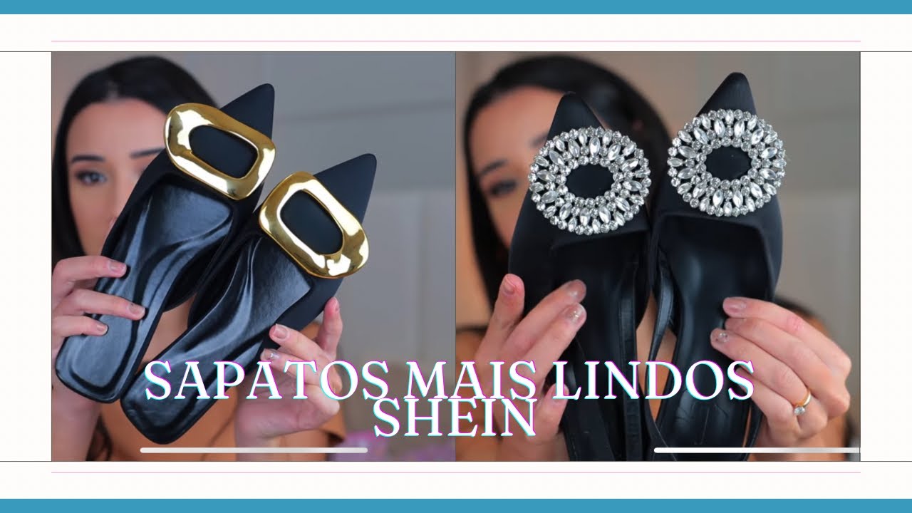 COMPREI SAPATOS NA SHEIN E ME SURPREENDI COM A QUALIDADE 😱 
