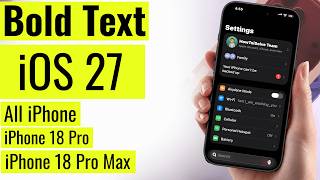 How to Enable Bold Text in iOS 27 On iPhone and iPad screenshot 2