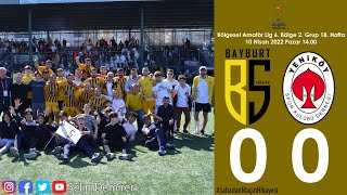 Bayburt 1918 FK 3. Lige yükselmek için Play Off hakkı kazandı