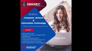 𝐃𝐞𝐩𝐚𝐫𝐭𝐦𝐞𝐧𝐭 𝐨𝐟 𝐈𝐓 | SRKREC