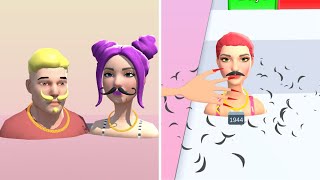 Mustache Evolution 👨🏻✂👳🏻‍♂️ All Levels Gameplay iOS - Mustache Fashion Over the Years screenshot 2