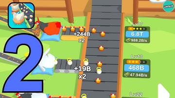 Idle Egg Factory-Gameplay Walkthrough Part 2(iOS, Android)#simulationgames