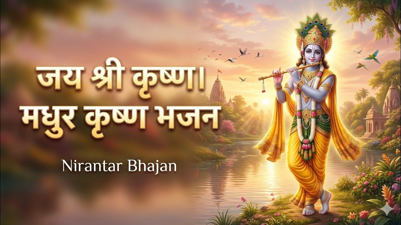 जय श्री कृष्ण 🙏 | मधुर कृष्ण भजन  | Nirantar Bhajan