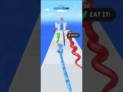 Snake 🐍 Run Race Gameplay Walkthrough (iOS, Android)