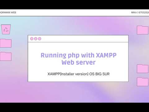 How to run PHP file use Apache Web Server XAMPP in Mac (OS Big Sur)