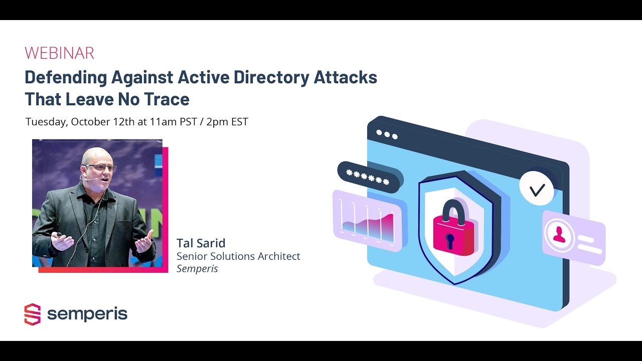 Defending Against Active Directory Attacks That Leave No Trace - YouTube