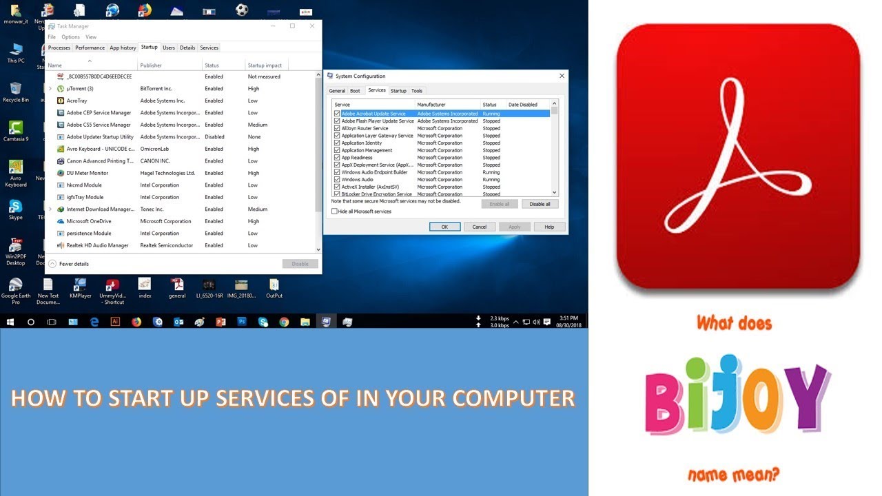 how to start up service disable how to disable start up program