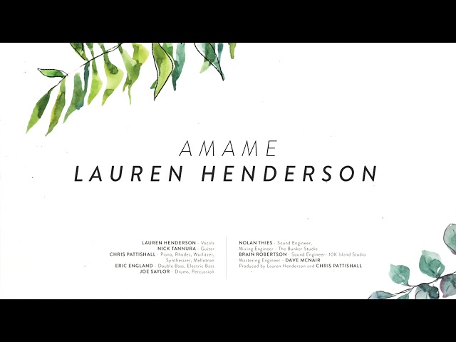 LAUREN HENDERSON - Amame