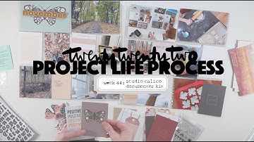 2022 Project Life Process: Week 44 Studio Calico November 2022 Kit
