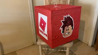 como hacer este tipo de piñatas Roblox facil paso a Paso/DIY Roblox piñata