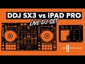 Dj controller vs ipad pro b2b dj mix  algoriddim djay vs serato dj