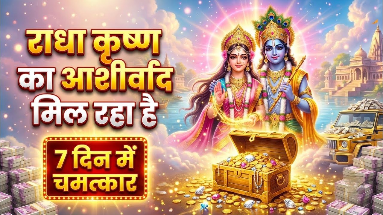 राधा कृष्ण बोले – अब तुम्हारी गरीबी खत्म होने वाली है 😳। 7 दिन में चमत्कार होगा, राधा कृष्ण का वचन 🔥