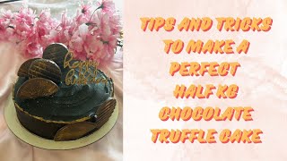 Perfect chocolate truffle cake