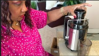 #1697   AICOK Centrifugal Juicer/ 1st Look/How to take apart for cleaning & reassemble