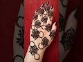 simple easy stylish mehndi design for back hand| #mehndi #hennadesign #mehandi #mehndidesign