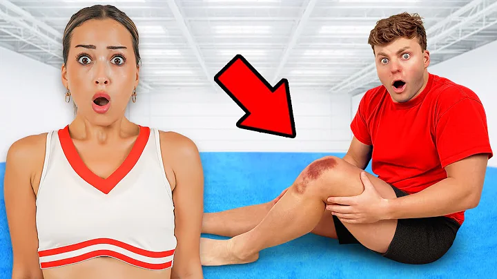 I GOT INJURED DOING GYMNASTICS DARE! (bad idea)