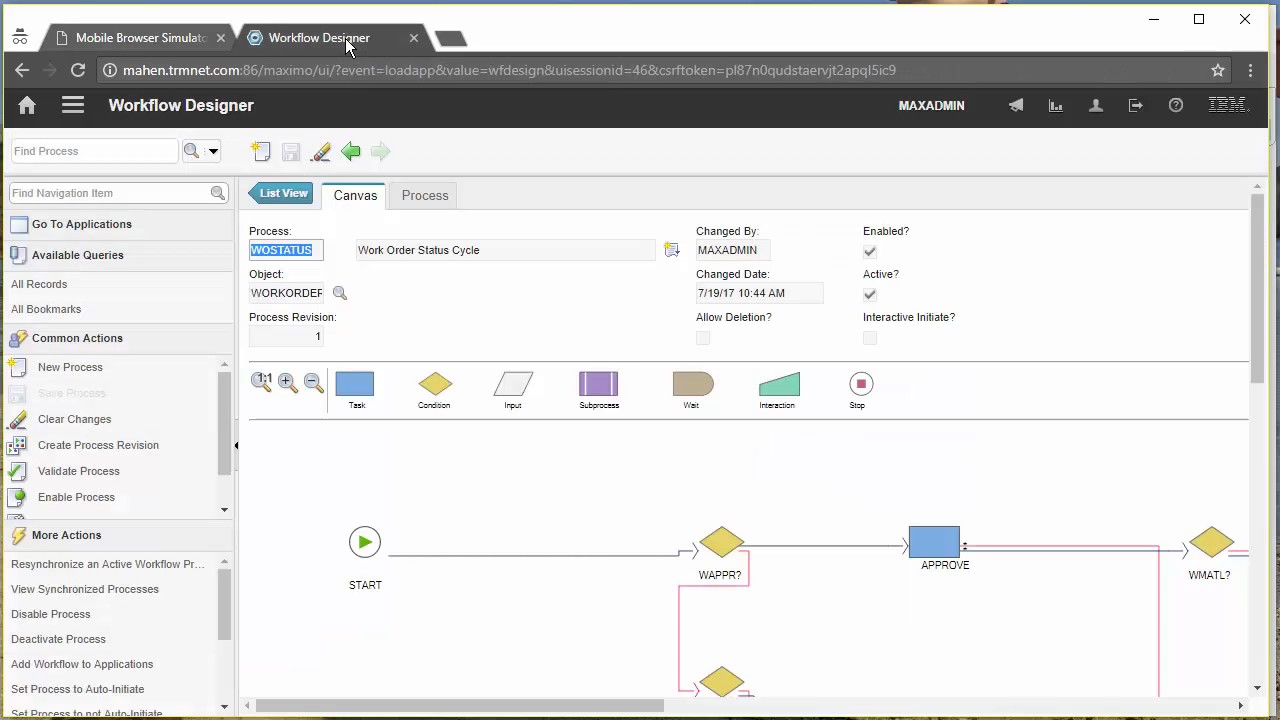 workflow assignment in maximo