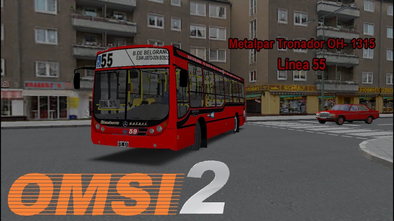 Metalpar Tronador 1315/ Línea 55/ Mapa Campo Grande