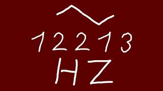 12213 hz triangle