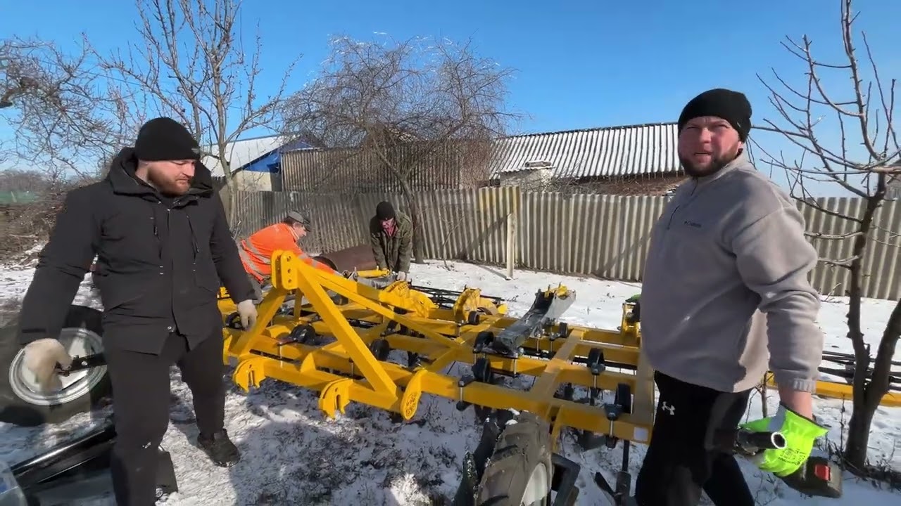 Оце Агрегат😲 НОВИЙ культиватор для 🚜MT3-892 КПС-4 від компанії «ГЕРМЕС»