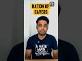 India’s Money Shift: Savings ➜ Stocks #shorts