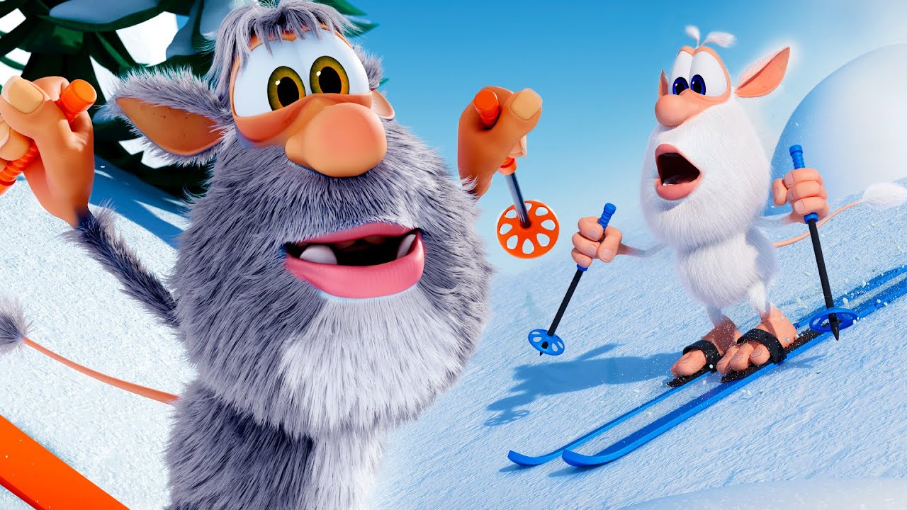 ⁣بوبا الالعاب الشتوية ❄️ رسوم متحركة ⛄ افلام كرتون مضحك للاطفال