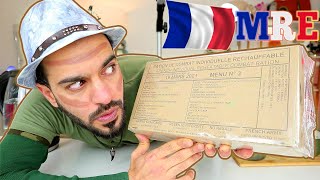 تجربة اكل ارزاق الجيش الفرنسي وجبة تكفي لمدة ۲٤ ساعة French RCIR 24h Ration MRE Review & Eating Show