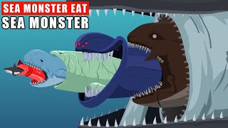 Can Anything Stop Sea Eater? Leviathan, Loch Ness &amp; Infected Sea-3 Fight!