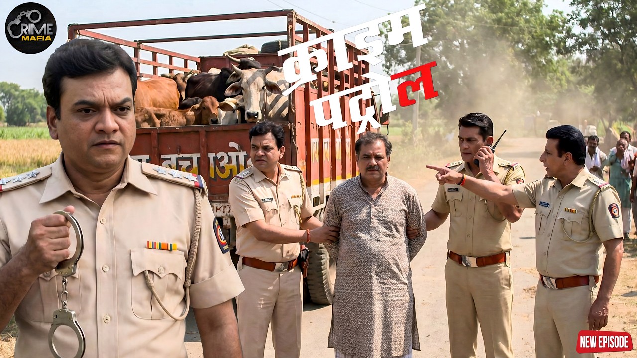 गायों से भरा ट्रक पकड़ा गया, पुलिस ने मौके पर दबोच लिया तस्कर || Crime Patrol ||