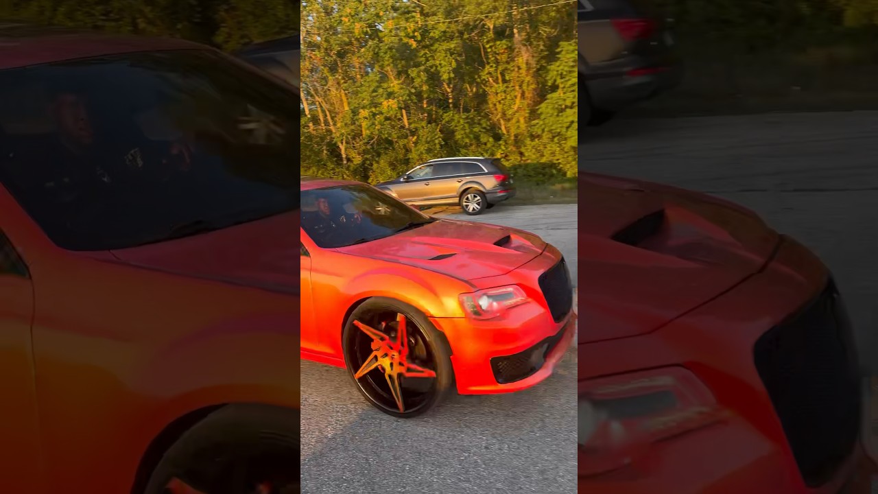 Hellcat on 32 inch wheels 🛞