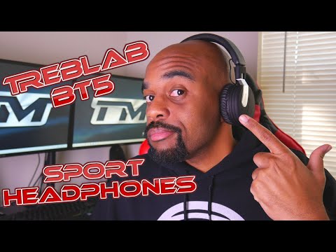 TREBLAB BT5 Review! Maybe the Best NEW Bluetooth Headphones for Sport!?