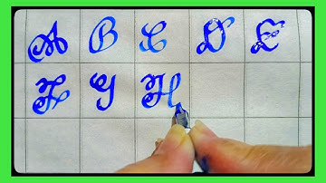 Calligraphy for beginners l Learn calligraphy at home l Calligraphy Alphabet a to z l Calligraphy l