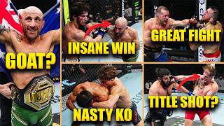 UFC 333 Full Card Post Fight Alexander Volkanovski vs Movsar Evloev