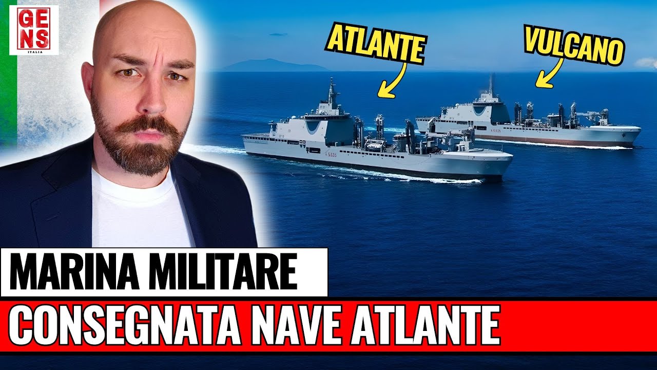 NAVE ATLANTE la NUOVA NAVE della MARINA MILITARE ITALIANA