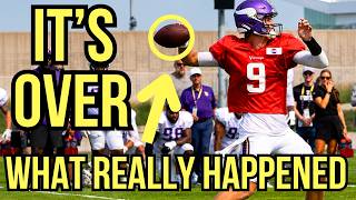 J.J. McCarthy TOSS'N P*SS MISSILES At Minnesota Vikings OTAs Training Camp Practice