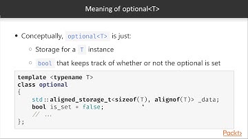 Type-Safe Interfaces with Modern C++: What Is an Optional?|packtpub.com