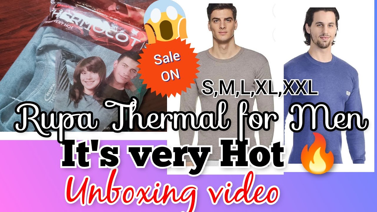 Rupa thermocot / बॉडी थर्मल्स आपके बजट में 💁 unboxing-11 / best thermal  for men @RubyShoptop 