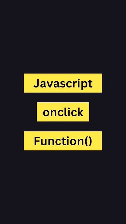 Javascript onclick function | Javascript onclick event | #javascript # ...