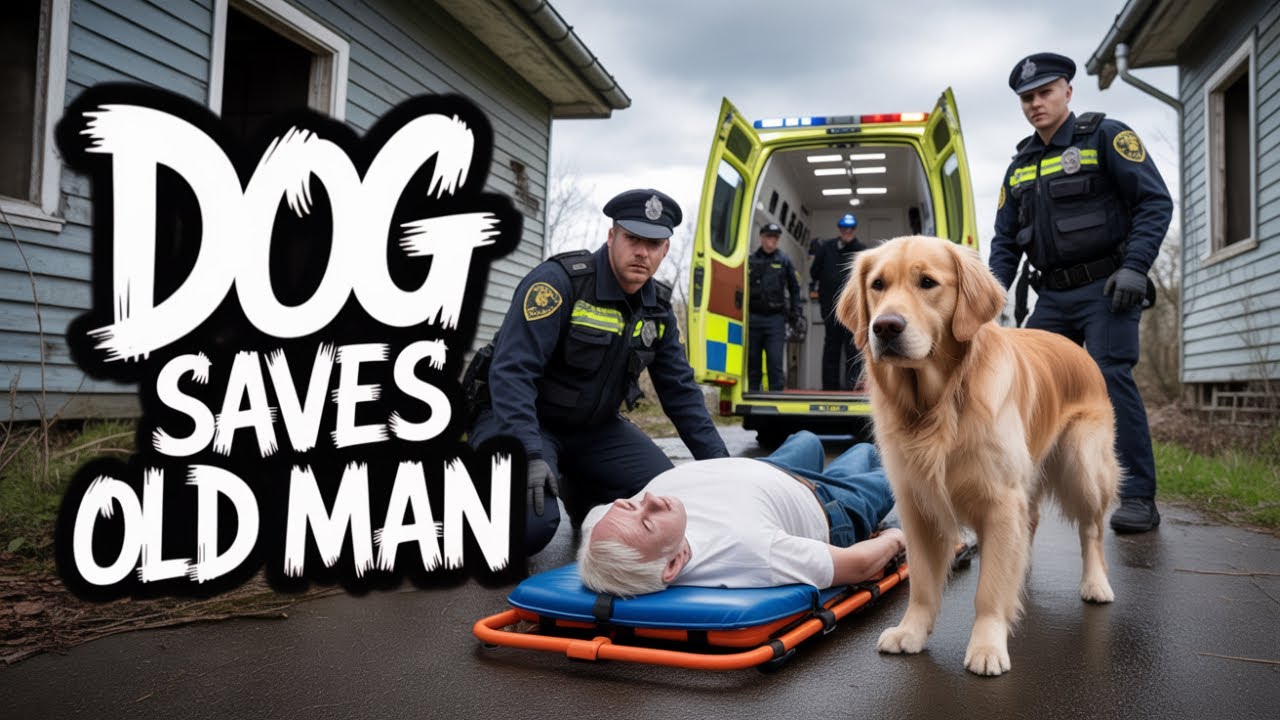 A dog saves an old man’s life in seconds. YouTube
